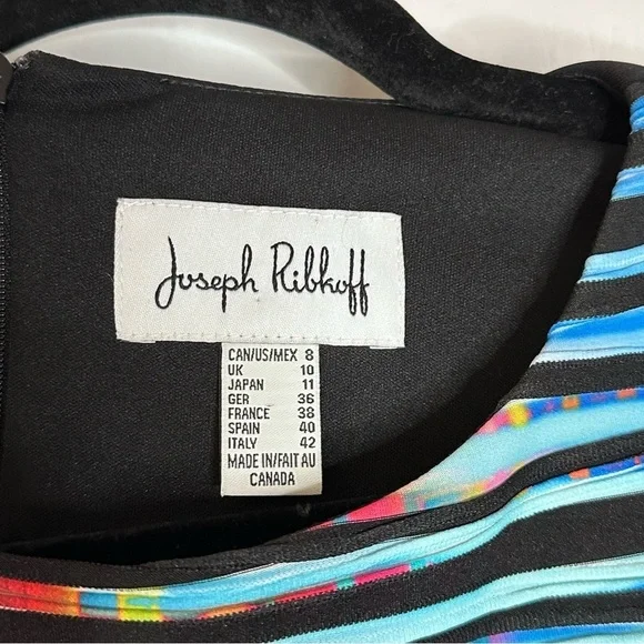 Joseph Ribkoff Sleeveless Shift Dress 8 - Picture 7 of 8